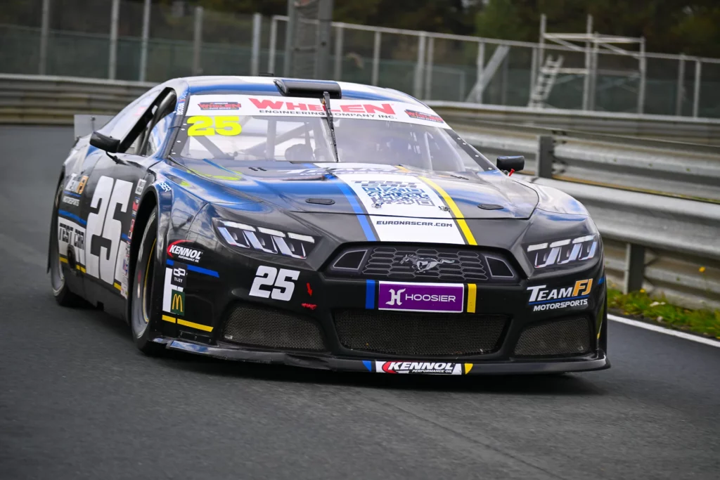 Team FJ NASCAR Euro Series test car at Zolder